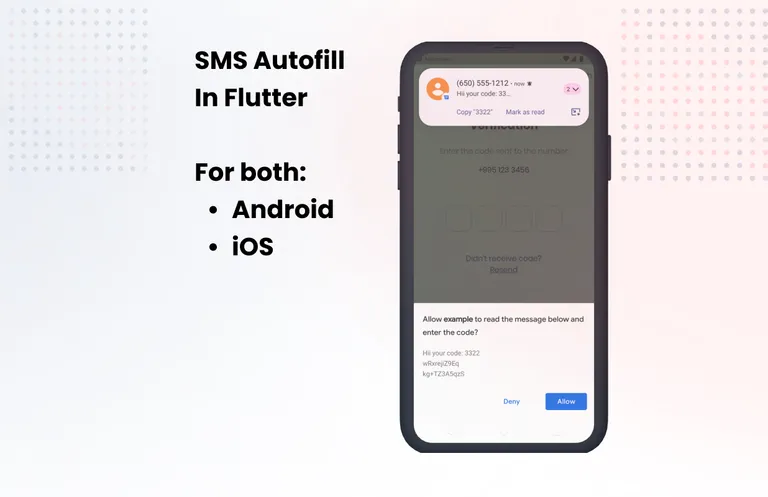 SMS autofill in Flutter