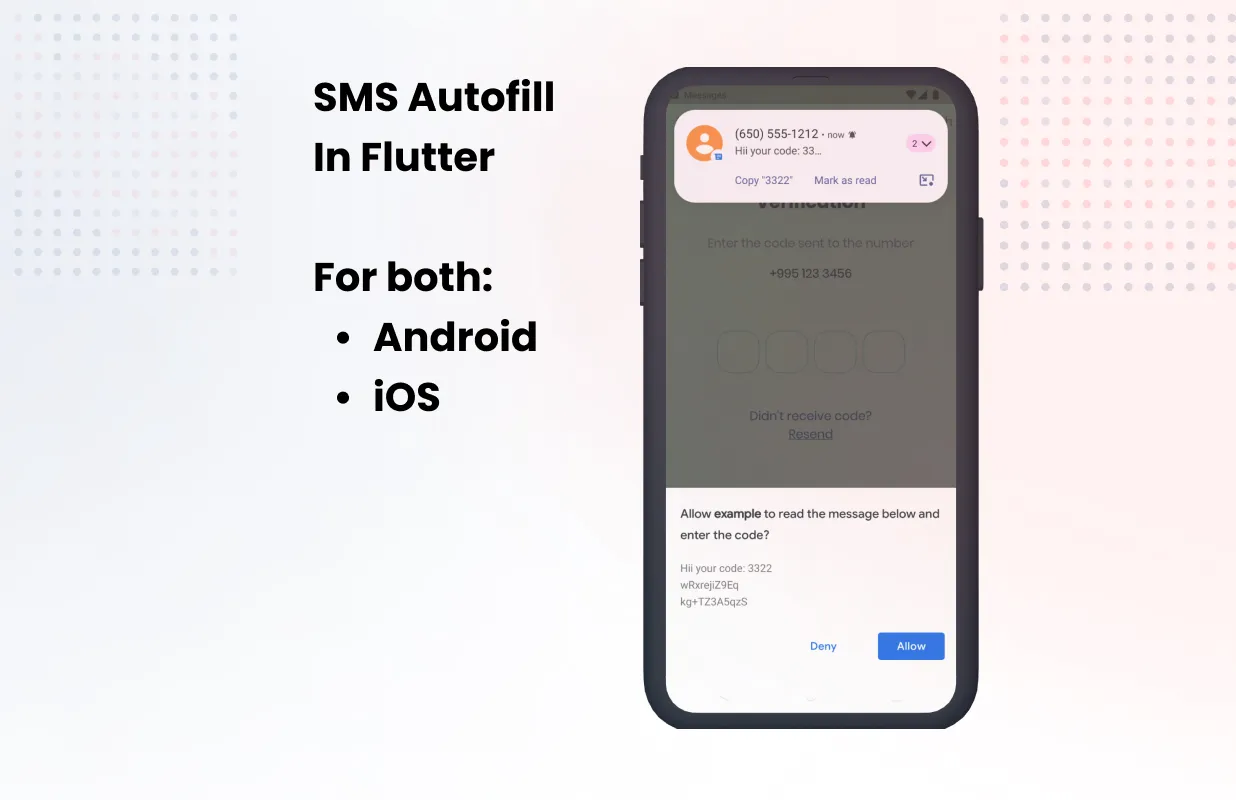 SMS autofill in Flutter